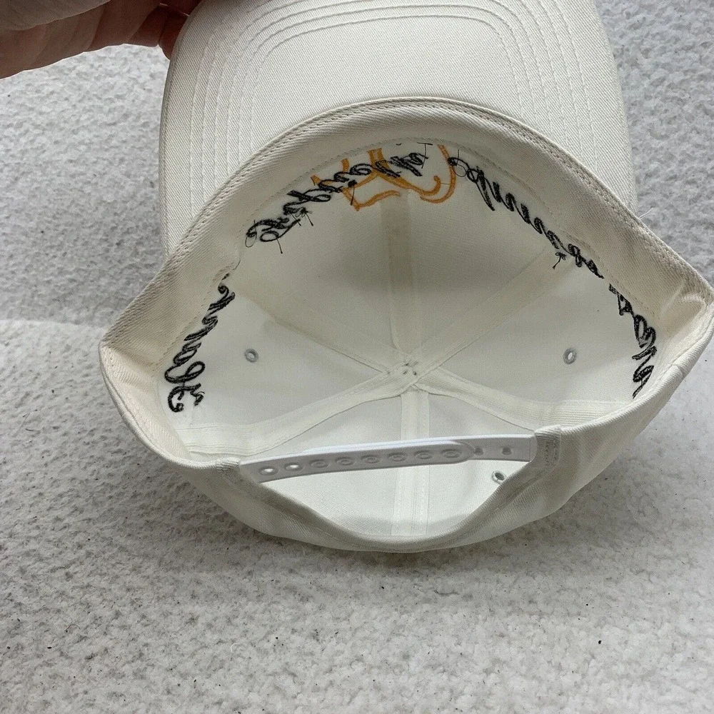 VTG‎ K-Products 50th Anniversary Blockhead Hat Snapback OSFM White Big Logo Rare